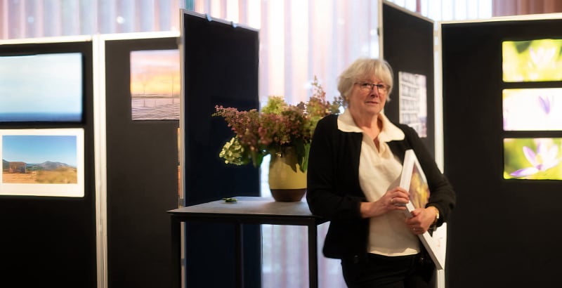 Sfeerbeeld van de fototentoonstelling 2025 in Den Bussel